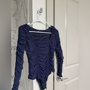 Navy Blue Zara Bodysuit